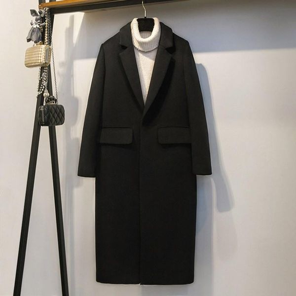 women's wool & blends korea plus cotton warm woolen coat women winter black slim long overcoat solid casual female jacket outerwear
women's wool & blends korea plus cotton warm woolen coat women winter black slim long overcoat solid casual female jacket outerwear