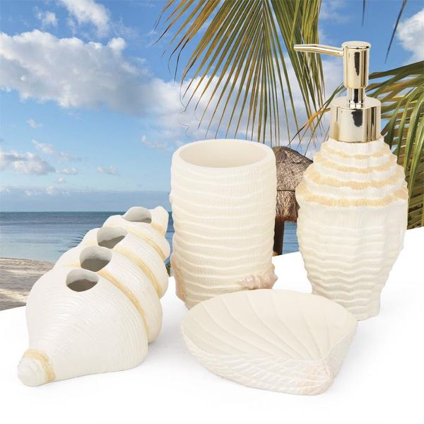 bath accessory set beach shell shape bathroom resin soap dispenser toothbrush holder tumbler dish mouthwash cup decor
bath accessory set beach shell shape bathroom resin soap dispenser toothbrush holder tumbler dish mouthwash cup decor