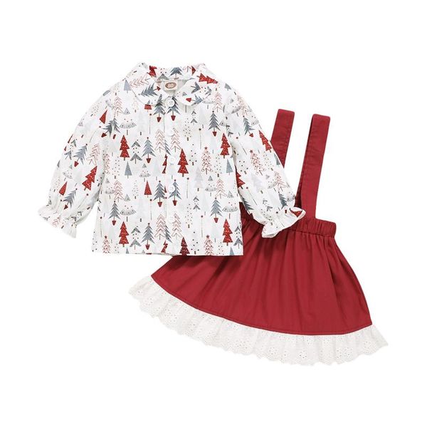 clothing sets 1-4y toddler kids girl clothes long sleeve print shirt suspender skirt 2pcs outfits christmas set, White
clothing sets 1-4y toddler kids girl clothes long sleeve print shirt suspender skirt 2pcs outfits christmas set, White