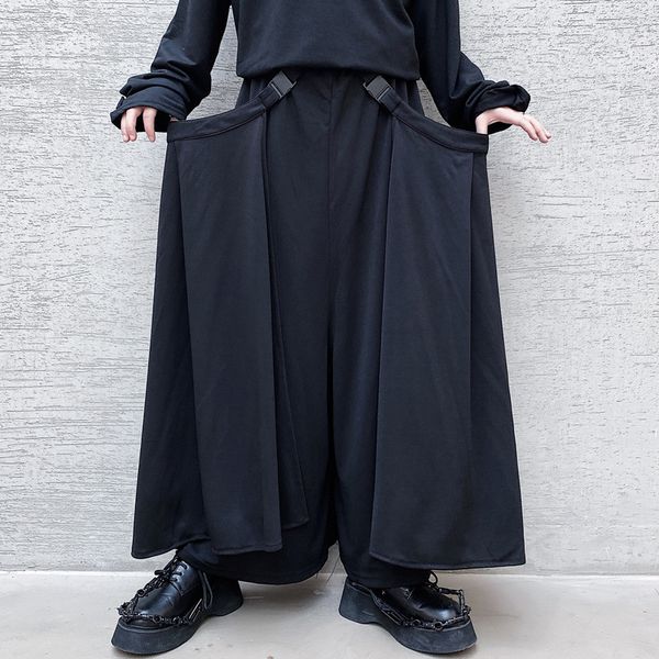 pants fashionable the dark stage show wide leg autumn yamamoto men's with detachable side fabric, Black
pants fashionable the dark stage show wide leg autumn yamamoto men's with detachable side fabric, Black