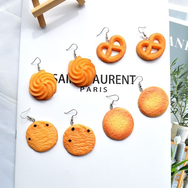 creative simulation cookies drop earrings women ladies cute funny resin biscuits pendant dangle earrings party jewelry gifts, Silver
creative simulation cookies drop earrings women ladies cute funny resin biscuits pendant dangle earrings party jewelry gifts, Silver