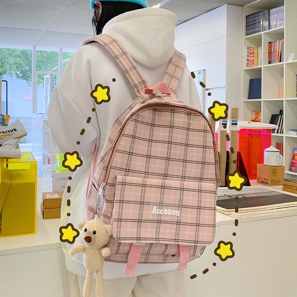 backpack lattice schoolbag female korean high students chaosen large capacity canvas
backpack lattice schoolbag female korean high students chaosen large capacity canvas