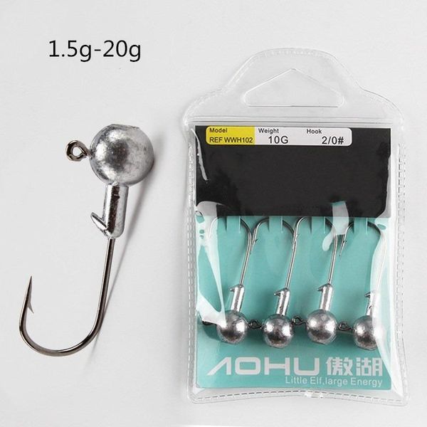 fishing hooks 4pcs/lot lead hook crank jig head 10g/14g lure hard baits soft worm tackle accessories
fishing hooks 4pcs/lot lead hook crank jig head 10g/14g lure hard baits soft worm tackle accessories