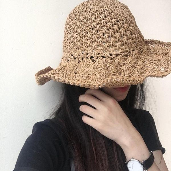 wide brim hats for women summer uv protection foldable protect travel hat handmade straw weave sunscreen caps beach sunhat, Blue;gray
wide brim hats for women summer uv protection foldable protect travel hat handmade straw weave sunscreen caps beach sunhat, Blue;gray