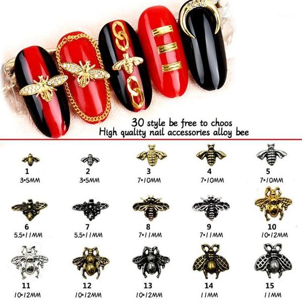 20pcs metal 3d bee design nail art decorations charm alloy jewelry ornaments japanese style manicure accessories1, Silver;gold
20pcs metal 3d bee design nail art decorations charm alloy jewelry ornaments japanese style manicure accessories1, Silver;gold