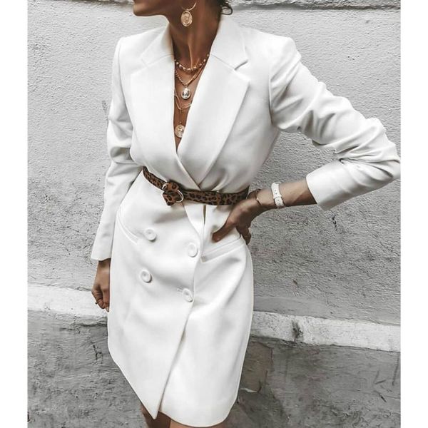 casual dresses women v neck blazer style bodycon dress long sleeve double breasted causal office ladies streetwear mini 2021 aututmn, Black;gray
casual dresses women v neck blazer style bodycon dress long sleeve double breasted causal office ladies streetwear mini 2021 aututmn, Black;gray
