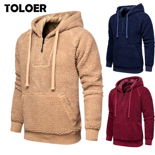 fleece winter jacket men 2021 thick hooded pullover fashion long sleeve plus velvet sweatshirts man casual warm fluffy wool coat, Black
fleece winter jacket men 2021 thick hooded pullover fashion long sleeve plus velvet sweatshirts man casual warm fluffy wool coat, Black