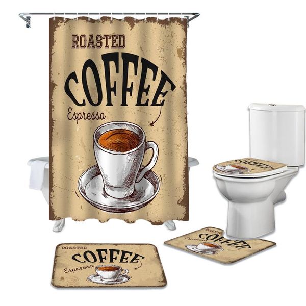 bath accessory set coffee retro style shower curtains mat toilet cover bathroom accessories rug
bath accessory set coffee retro style shower curtains mat toilet cover bathroom accessories rug