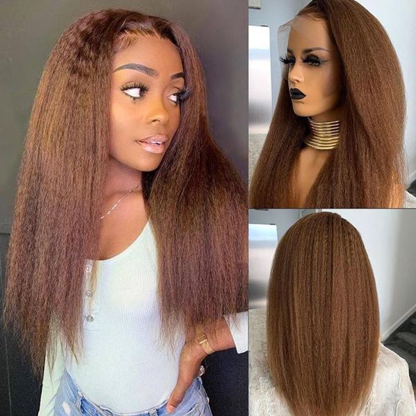 lace wigs brown color front human hair kinky straight wig for women peruvian remy closure t part, Black;brown
lace wigs brown color front human hair kinky straight wig for women peruvian remy closure t part, Black;brown