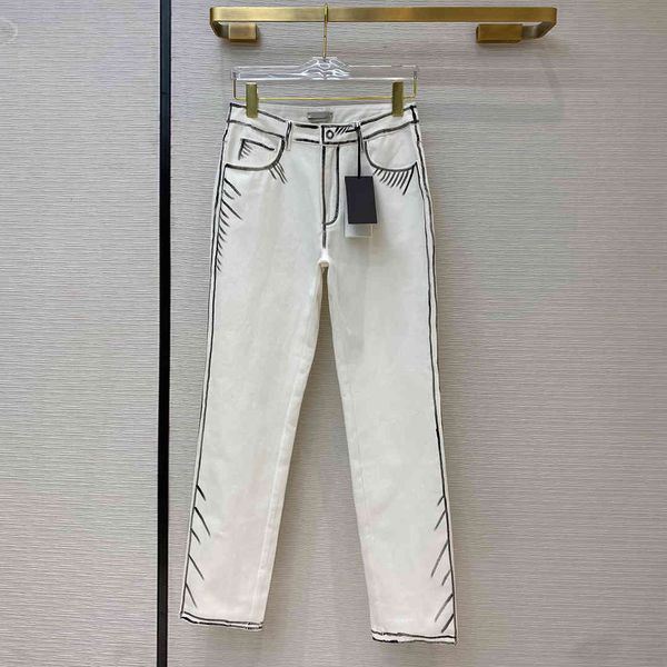 jeans streetwear white high waist straight jeans for women black line print pattern cute fashion denim pants casual long trousers, Blue
jeans streetwear white high waist straight jeans for women black line print pattern cute fashion denim pants casual long trousers, Blue