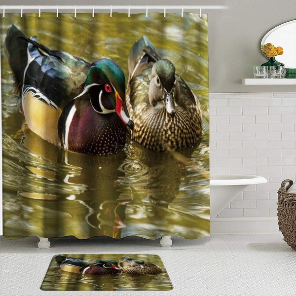 shower curtain and bath mat set,rustic mandarin duck waterfowl romantic love theme,72x72in polyester waterproof bathroom shower
shower curtain and bath mat set,rustic mandarin duck waterfowl romantic love theme,72x72in polyester waterproof bathroom shower