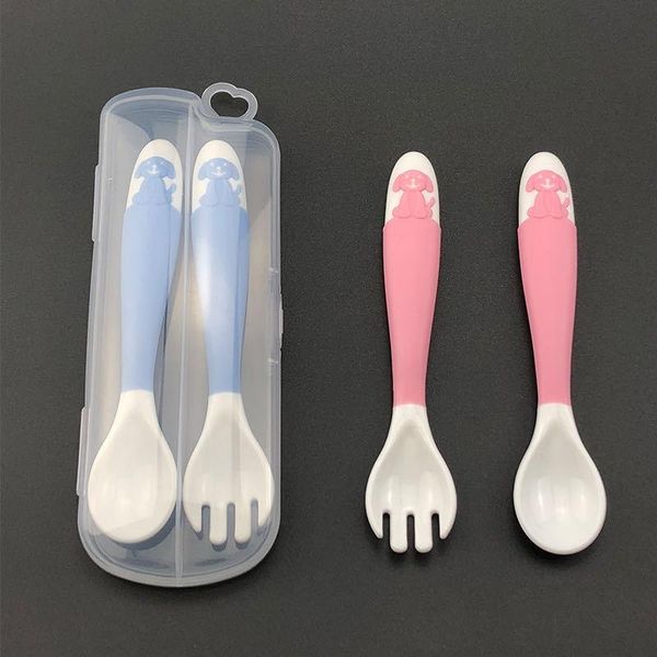 cups, dishes & utensils baby feeding spoon+fork learn to eat training complementary food spoon any bend tableware twist fork storage bo
cups, dishes & utensils baby feeding spoon+fork learn to eat training complementary food spoon any bend tableware twist fork storage bo