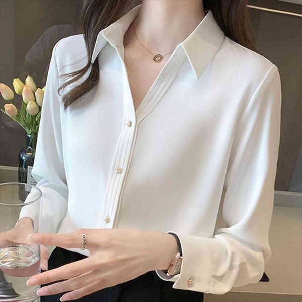long sleeve white blusas womens shirts mujer de moda turn down collar office lady blusa e197
long sleeve white blusas womens shirts mujer de moda turn down collar office lady blusa e197