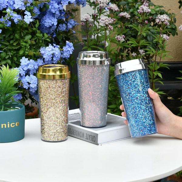 mugs creative portable double-layer plastic ready-to-hand cup water glitter flashing coffee car travel wedding gift
mugs creative portable double-layer plastic ready-to-hand cup water glitter flashing coffee car travel wedding gift