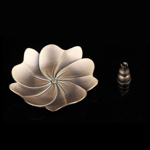 fragrance lamps alloy incense burner sticks holder plate/buddhism coil creative lotus censer
fragrance lamps alloy incense burner sticks holder plate/buddhism coil creative lotus censer