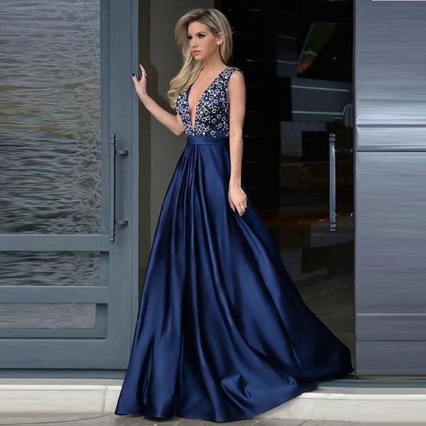 party dresses eightale navy blue evening v-neck a-line beaded with rhinestones mother of bride satin prom dress for gowns, White;black
party dresses eightale navy blue evening v-neck a-line beaded with rhinestones mother of bride satin prom dress for gowns, White;black