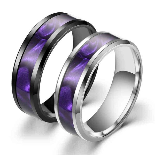 voerynt fashion gradient purple color shell rings stainless steel for men women gift dainty female nice jewelry tx025, Silver
voerynt fashion gradient purple color shell rings stainless steel for men women gift dainty female nice jewelry tx025, Silver