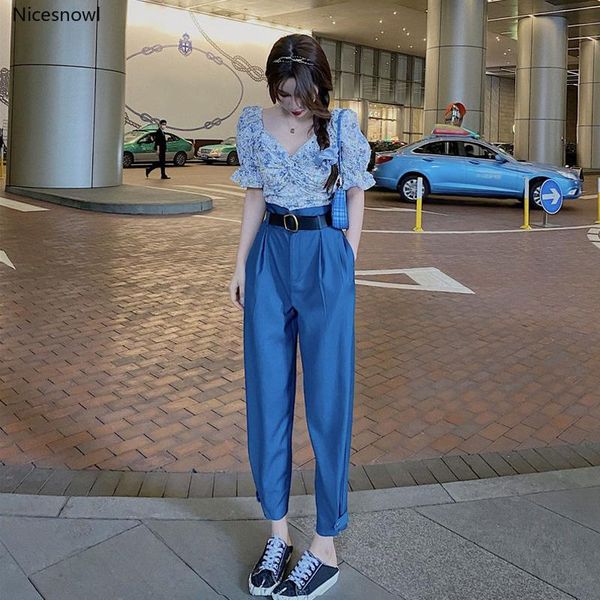 vintage twisted puff sleeve cool high waist radish pants summer hong kong flavor suit fashion women's two-piece suits & blazers, White;black
vintage twisted puff sleeve cool high waist radish pants summer hong kong flavor suit fashion women's two-piece suits & blazers, White;black