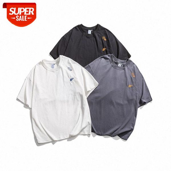 short-sleeved t-shirt men's pure color simple embroidery round neck loose casual half-sleeved bottoming #oo51, White;black
short-sleeved t-shirt men's pure color simple embroidery round neck loose casual half-sleeved bottoming #oo51, White;black