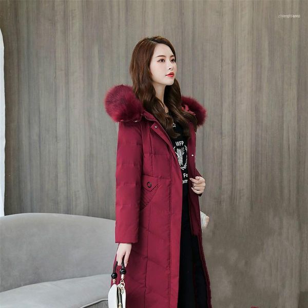 women's down jacket long coat female 90% white duck coats warm winter women parkas 2021 mujeres abrigos pph13301, Black
women's down jacket long coat female 90% white duck coats warm winter women parkas 2021 mujeres abrigos pph13301, Black