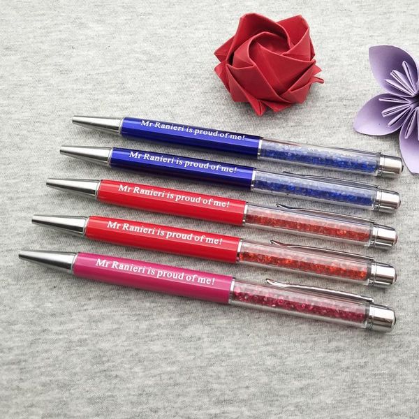 ballpoint pens fashion wedding crystal pens with diamonds custom printing names of the bride and bridegroom 30pcs a lot tzdt, Blue;orange
ballpoint pens fashion wedding crystal pens with diamonds custom printing names of the bride and bridegroom 30pcs a lot tzdt, Blue;orange