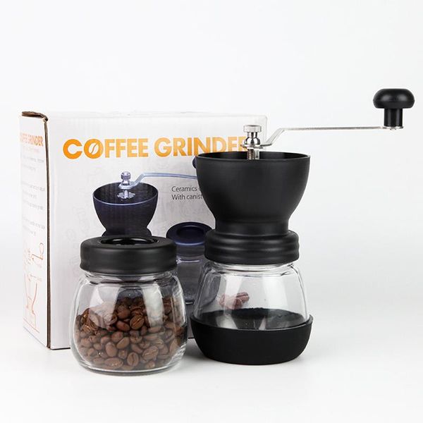 manual coffee grinders hand grinder send sealed jar ceramic grinding core whole body washable home portable machine
manual coffee grinders hand grinder send sealed jar ceramic grinding core whole body washable home portable machine