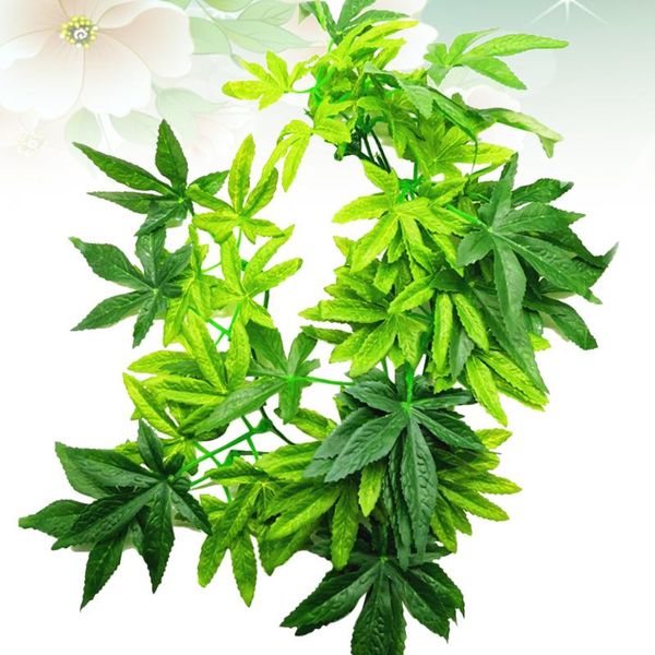 decorative flowers & wreaths artificial fake hanging aquatic plant aquarium fish tank green leaf decoration 50cm
decorative flowers & wreaths artificial fake hanging aquatic plant aquarium fish tank green leaf decoration 50cm