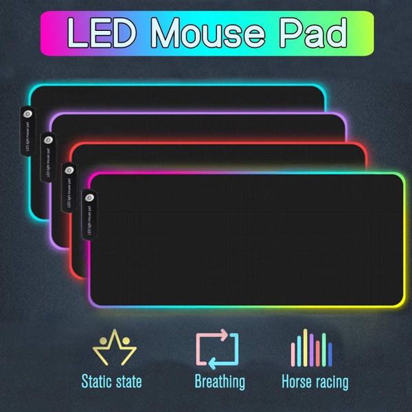mouse pads & wrist rests large rgb led gaming pad gamer mousepad light illuminated usb wired colorful luminous non-slip mice
mouse pads & wrist rests large rgb led gaming pad gamer mousepad light illuminated usb wired colorful luminous non-slip mice