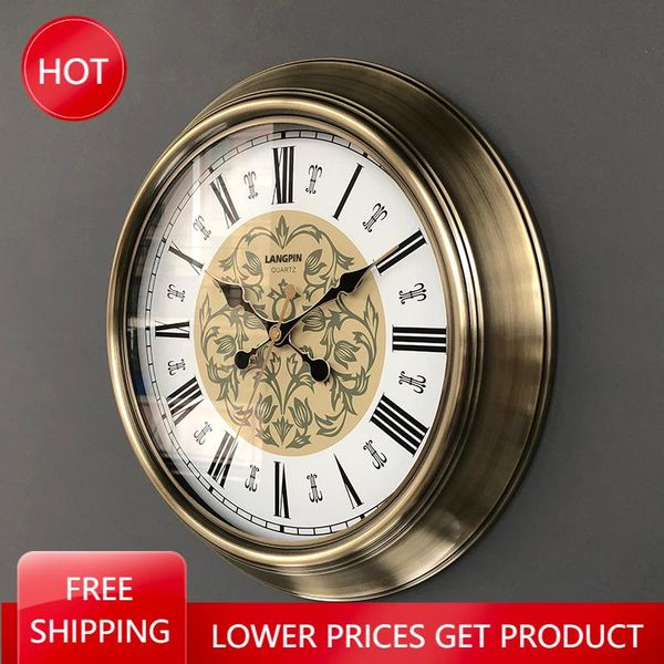 wall clocks classic luxury clock large european antique waterproof rose gold living room roman numeral watch horloge decor
wall clocks classic luxury clock large european antique waterproof rose gold living room roman numeral watch horloge decor