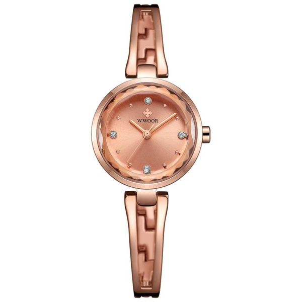 wristwatches 2021 small luxury ladies watches rose gold bracelet dress quartz women wrist female casual clock relogio feminino whatch, Slivery;brown
wristwatches 2021 small luxury ladies watches rose gold bracelet dress quartz women wrist female casual clock relogio feminino whatch, Slivery;brown