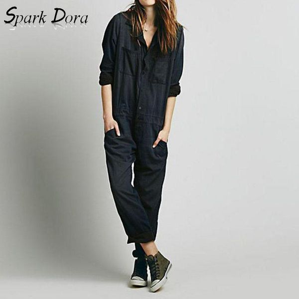 women's jumpsuits & rompers autumn womens jumpsuit fashion streetwear loose casual pockets solid color long sleeve plus size black wome, Black;white
women's jumpsuits & rompers autumn womens jumpsuit fashion streetwear loose casual pockets solid color long sleeve plus size black wome, Black;white