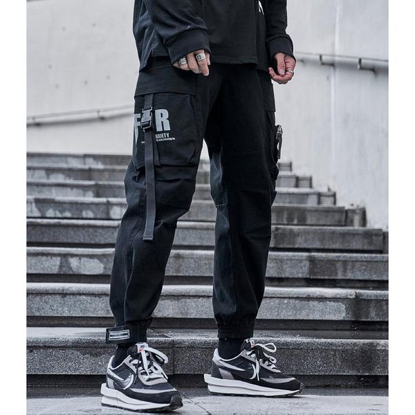 side pockets cargo pants men joggers hip hop high street casual printing male trousers fashion streetwear cotton men's, Black
side pockets cargo pants men joggers hip hop high street casual printing male trousers fashion streetwear cotton men's, Black