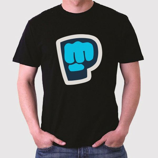 New Pew Die Pie Pewdiepie Famous Vlogger Men's Black T-Shirt Size S to 3XL, White;black
New Pew Die Pie Pewdiepie Famous Vlogger Men's Black T-Shirt Size S to 3XL, White;black