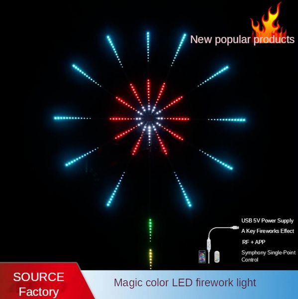 strips product led firework light marquee string with wall-mounted creative rgb strip
strips product led firework light marquee string with wall-mounted creative rgb strip