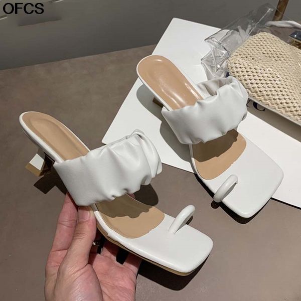 sandals summer women slippers fashion vintage square toe clip flip flops pleated leather low heel ladies party dance shoes oz63, Black
sandals summer women slippers fashion vintage square toe clip flip flops pleated leather low heel ladies party dance shoes oz63, Black