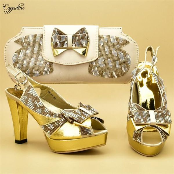 dress shoes most fashion gold high heel pump and bag for lady 999-1, height 12cm, Black
dress shoes most fashion gold high heel pump and bag for lady 999-1, height 12cm, Black