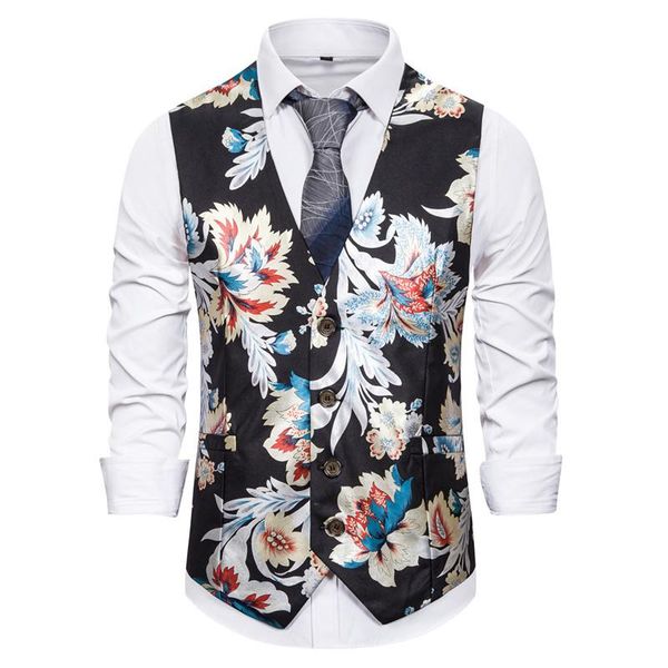 men's vests slim fashion wish autumn and winter european code color bronzing printed suit vest waistcoat weste mj206, Black;white
men's vests slim fashion wish autumn and winter european code color bronzing printed suit vest waistcoat weste mj206, Black;white