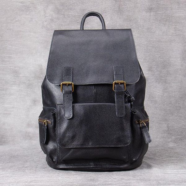 backpack men women genuine leather simple bag classic all-match shoulder head layer cowhide and retro casual
backpack men women genuine leather simple bag classic all-match shoulder head layer cowhide and retro casual