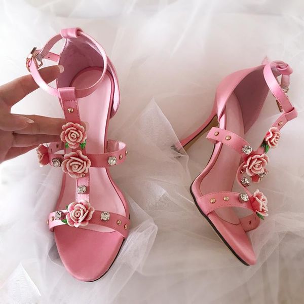 dress shoes summer lady casual designer women's sandals pink black flowers strappy high heels bridal wedding prom evening
dress shoes summer lady casual designer women's sandals pink black flowers strappy high heels bridal wedding prom evening