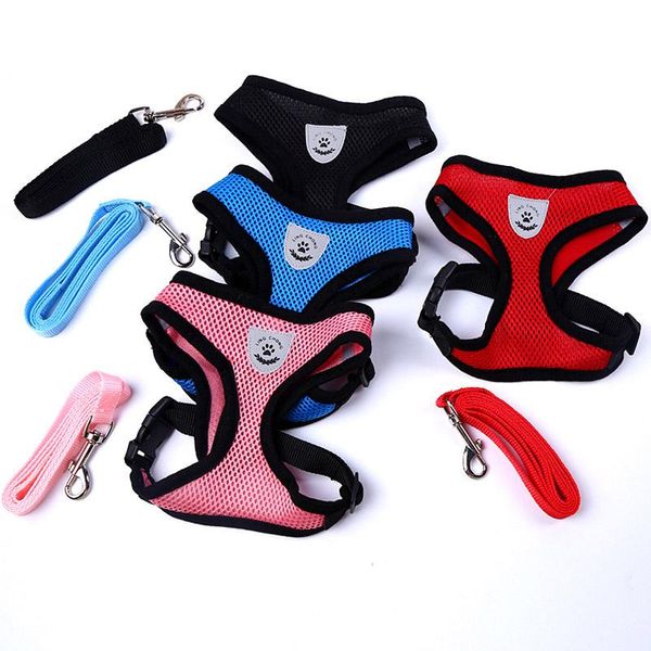 dog collars & leashes breathable pet harness and leash set air nylon mesh puppy small dogs cat clothes accessories vest net for chihuahua
dog collars & leashes breathable pet harness and leash set air nylon mesh puppy small dogs cat clothes accessories vest net for chihuahua