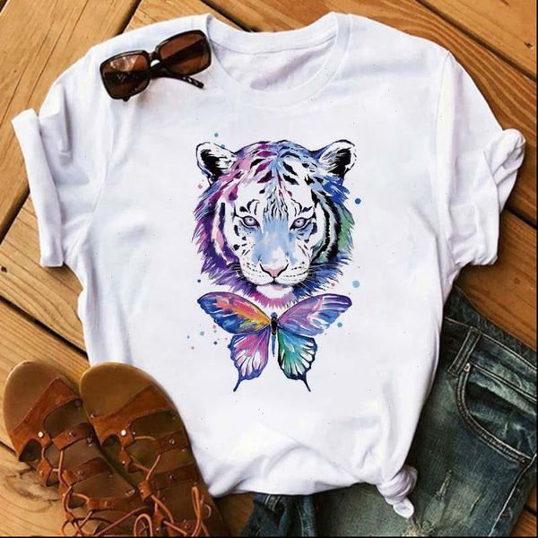 maycaur watercolor tiger printe womens t shirt summer short sleeve tee casual graphic female harajuku kawaii shirts, White
maycaur watercolor tiger printe womens t shirt summer short sleeve tee casual graphic female harajuku kawaii shirts, White