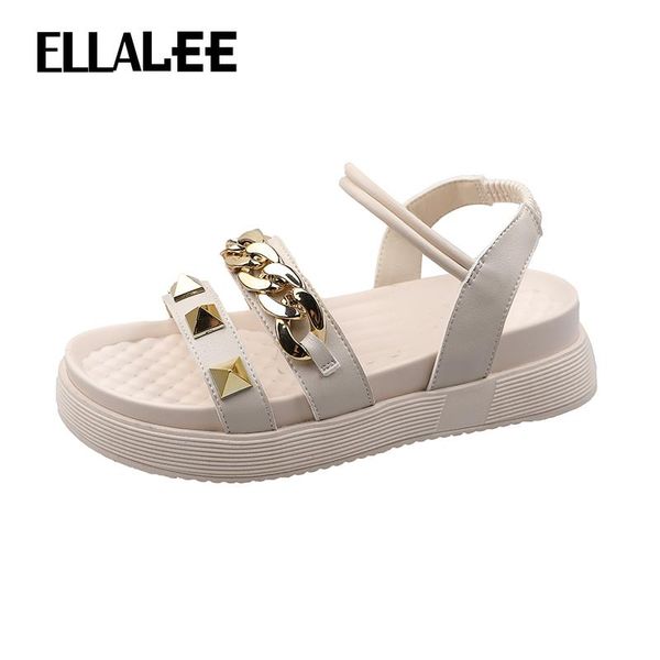 dress shoes ellalee ladies sandals metal chain fashion slip on casual women comfortable cool summer rivet platform woman sandal, Black
dress shoes ellalee ladies sandals metal chain fashion slip on casual women comfortable cool summer rivet platform woman sandal, Black