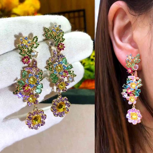 brand luxury gorgeous long earrings for women girl bridal wedding fashion birthday anniversary gift jewelry, Silver
brand luxury gorgeous long earrings for women girl bridal wedding fashion birthday anniversary gift jewelry, Silver