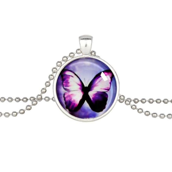 fashion handmade painted butterfly style luminous necklace pendant time gem necklaces, Silver
fashion handmade painted butterfly style luminous necklace pendant time gem necklaces, Silver
