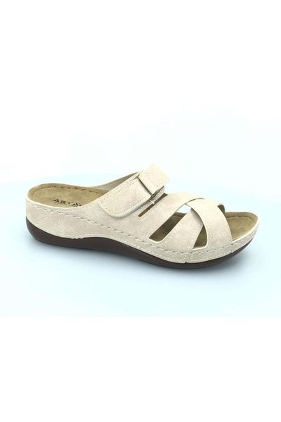 slippers aryan d.r tavsiyeli orthopedic women, Black