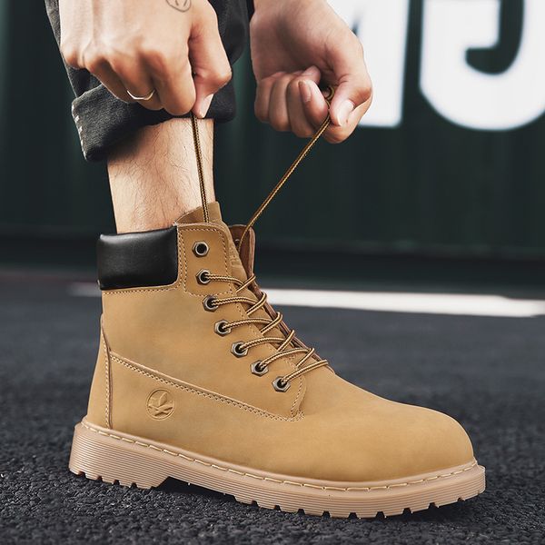 autumn new martin boots british high fashion mountaineering shoes men's outdoor leather can't beat rhubarb, Black
autumn new martin boots british high fashion mountaineering shoes men's outdoor leather can't beat rhubarb, Black