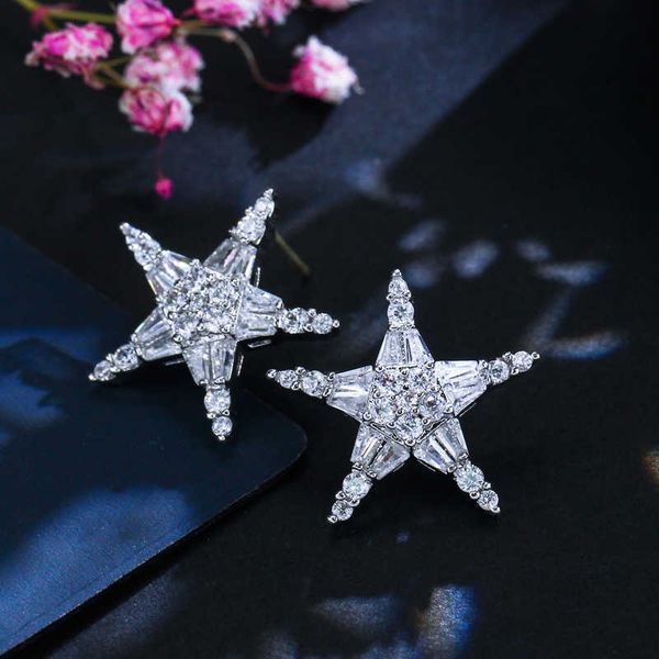 famous fashion brand jewelry sparkling quality cubic zirconia star stud earrings for women friend gift cz005 210714, Golden;silver
famous fashion brand jewelry sparkling quality cubic zirconia star stud earrings for women friend gift cz005 210714, Golden;silver