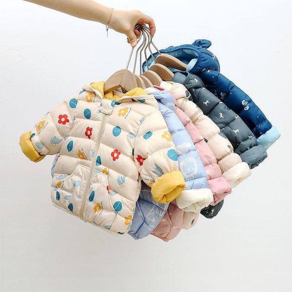down coat baby boy girl winter coats 2021 fashion infant hooded jackets cartoon print casual clothes warm thick children's clothing, Blue;gray
down coat baby boy girl winter coats 2021 fashion infant hooded jackets cartoon print casual clothes warm thick children's clothing, Blue;gray