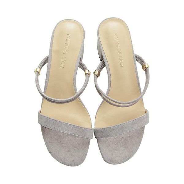 thick with women sandals female summer mid heel two wear open toe round head flip flop women's shoes, Black
thick with women sandals female summer mid heel two wear open toe round head flip flop women's shoes, Black