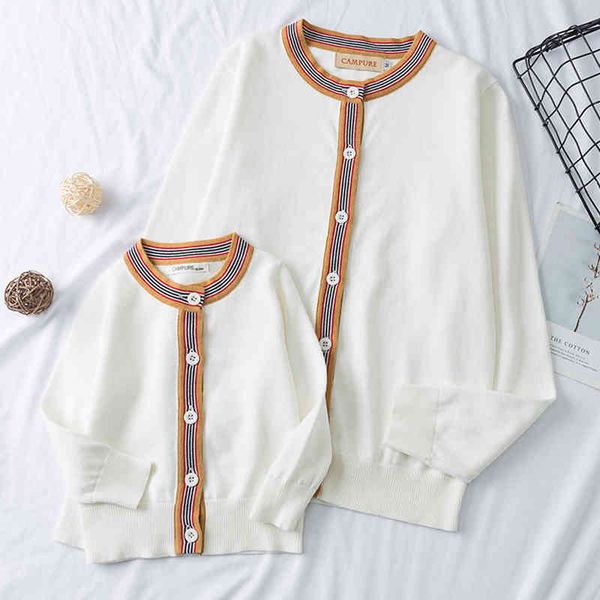 family fashion pure color knit coat mother baby cotton mommy and me clothes clothing matching outfits 210429, Blue
family fashion pure color knit coat mother baby cotton mommy and me clothes clothing matching outfits 210429, Blue